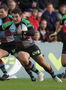 George Lowe on a run for Harlequins George Lowe on a run for Harlequins
