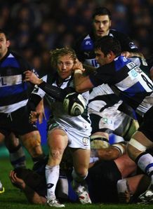 Peter Richards kick against Bath
