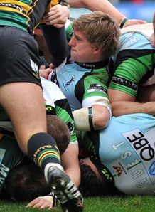 Quins v Saints tangle