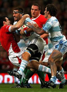 Stephen Jones Wales Argentina International Rugby Union Stephen Jones Wales Argentina International Rugby Union