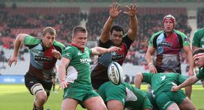 Quins escape at the death