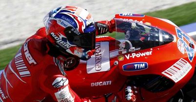 Casey Stoner Ducati Valencia practice 6/11/2009