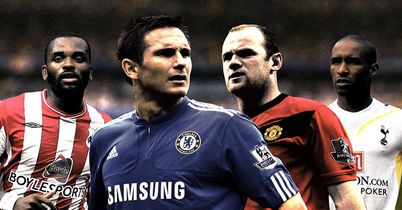 Chelsea Manchester United Sunderland Tottenham Rooney Bent Defoe Lampard