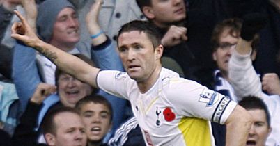Tottenham v Sunderland Robbie Keane celeb