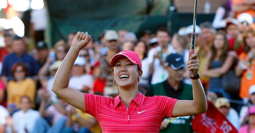 At last, at last! Victory for Michelle Wie