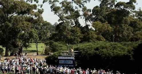 Practice day in Oz with Tiger Woods
