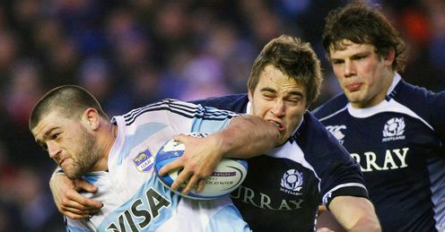 Alejandro Adabie Argentina v Scotland Murrayfield Nov 09