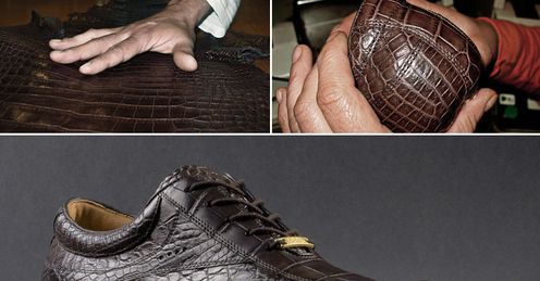 The Premium 109 - made from crocodile skin.