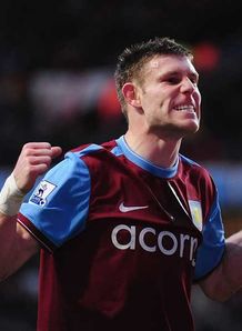 Villa stars in upbeat mood