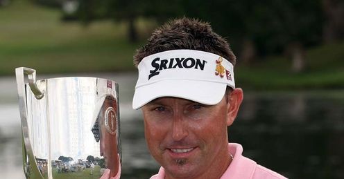 Allenby - helped make it a great weekend for Srixon.