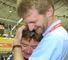 Peter Keen: Celebrating a world track gold with Yvonne McGregor in 2000...
