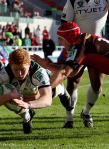 Tom Homer try v Scarlets Tom Homer try v Scarlets