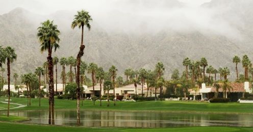 Thursday's flooded PGA West's Arnold Palmer private course