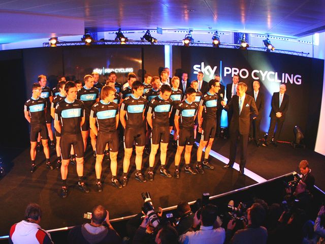 Team Sky's official launch for the 2010 season
