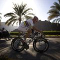 World time trial champion Fabian Cancellara in action