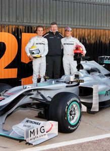 Mercedes GP unveil 2010 car