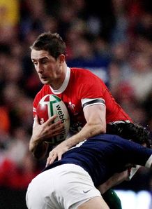 Shane Williams tackled by Parra Shane Williams tackled by Parra