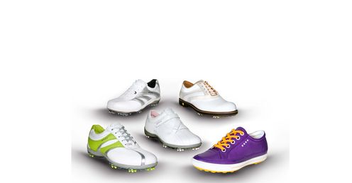 The exciting new Ecco women's golf shoes.