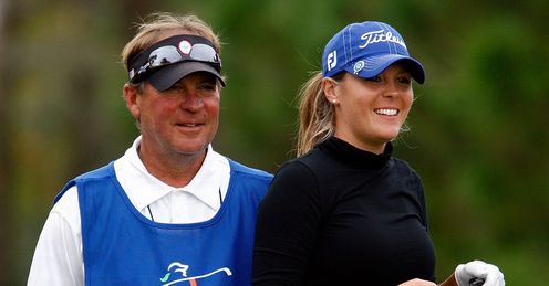 Mallory Blackwelder and her father Worth.