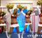 The San Francisco 49ers cheerleaders show us their pom poms.