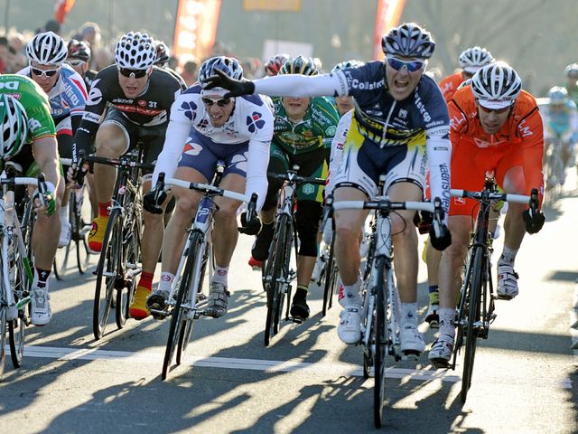 Bozic: Crossed the line in front on stage one