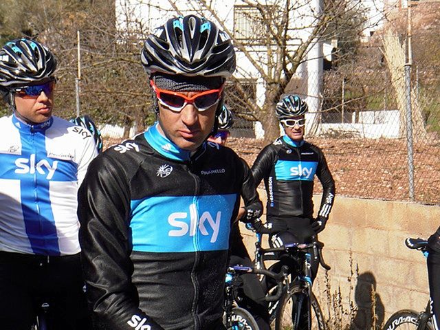 Michael Barry has his race face on in Valencia