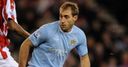 Zabaleta happy in midfield