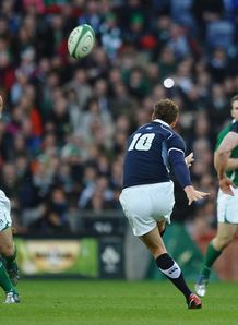 Dan Parks drops a goal against Ireland Dan Parks drops a goal against Ireland