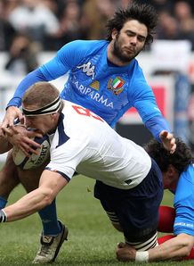 SKY_MOBILE Harinordoquy scores France v Italy Six Nations SKY_MOBILE Harinordoquy scores France v Italy Six Nations