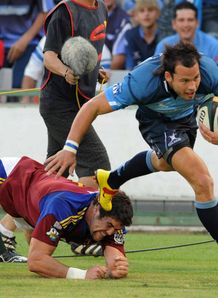 Francois Hougaard against Highlanders in Pretoria Francois Hougaard against Highlanders in Pretoria