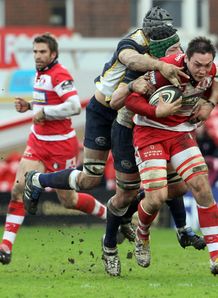 Gareth Delve run against Leeds Carnegie
