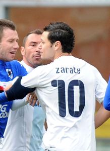 Zarate punished for conduct
