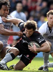Schalk Brits Saracens Newcastle Schalk Brits Saracens Newcastle