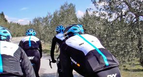 The view from inside the pack