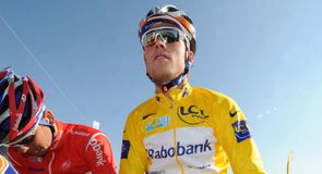 Lars Boom was the race leader at the start of the day.