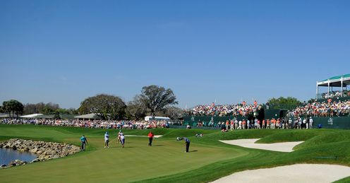 Bay Hill's closing hole.