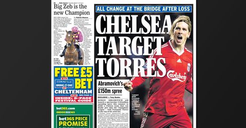 Today's back pages