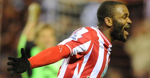 Darren Bent celebrates Sunderland v Bolton