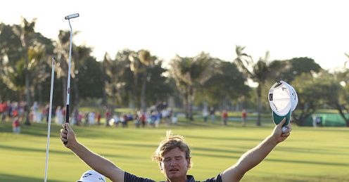 Ernie Els winning the WGC-CA Championship