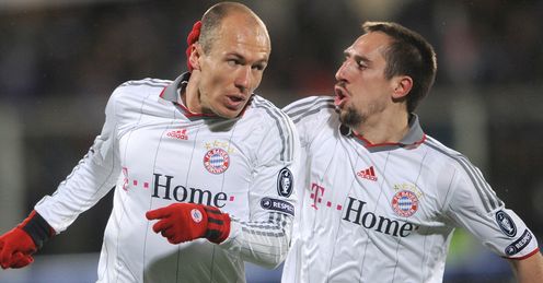 Robben and Ribery: key men for Bayern