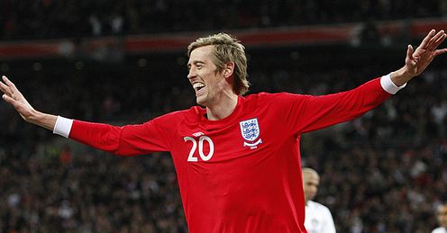 Crouch: 20 goals in 37 appearances for England.
