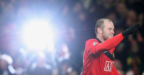 Shining light: Rooney's in a rich vein of form but should he play up front alone in South Africa?