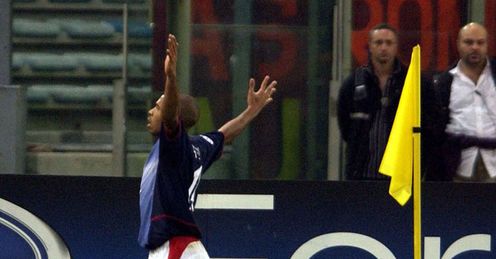 Thierry Henry Arsenal Roma 2002