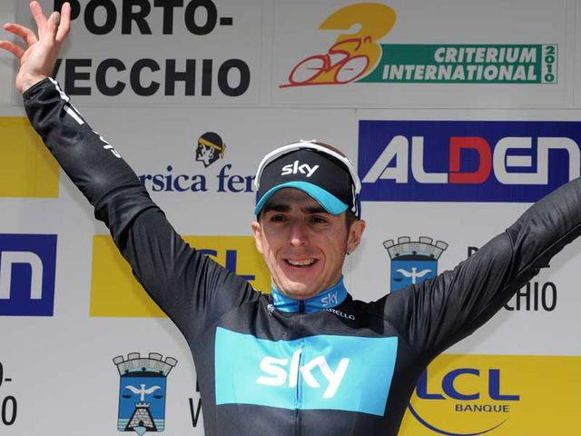 Russell Downing gave Team Sky the perfect start to a busy final day in Corsica by winning the second stage
