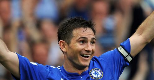Lampard: made the 20-goal mark and a Premier League first