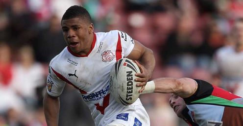 Kyle Eastmond demonstrates super handling skills
