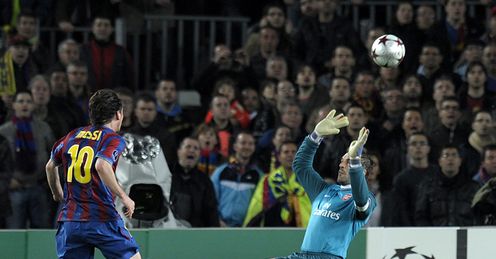 lionel messi hat trick
