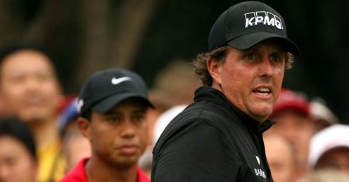 Mickelson - set to replace Woods at No 1.