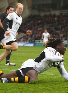 Paul Sackey scores Newcastle wasps Paul Sackey scores Newcastle wasps