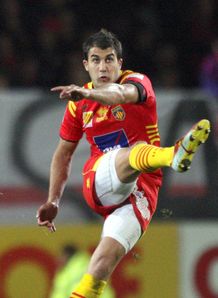 Perpignan full back Jerome Porical SF Perpignan full back Jerome Porical SF